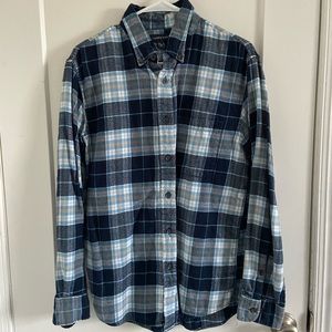 Mens casual button down flannel